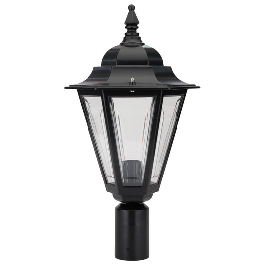 GT-439 Turin Post Top - Powder Coated Finish / B22 - Black