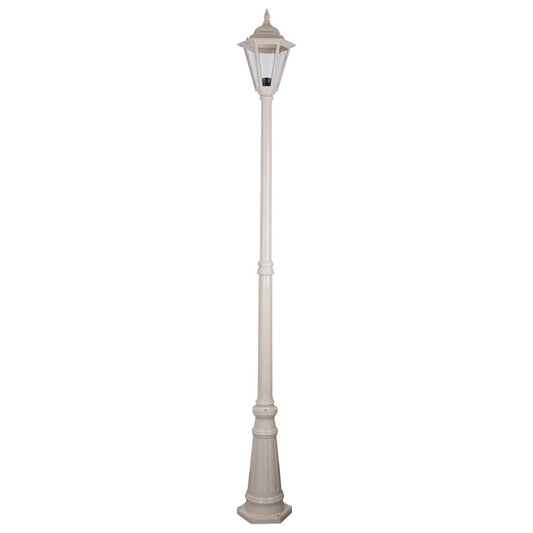 GT-428 Turin Single Head Tall Post Light - Powder Coated Finish / B22 - Beige