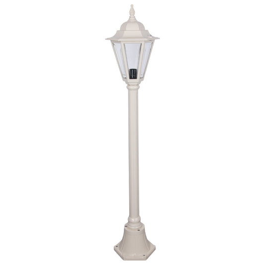 GT-424 Turin Single Head Small Post Light - Powder Coated Finish / B22 - Beige