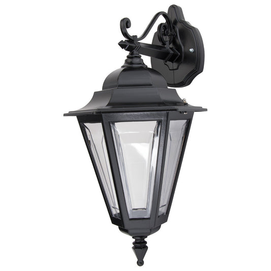GT-422 Turin Downward Wall Light - Powder Coated Finish / B22 - Black