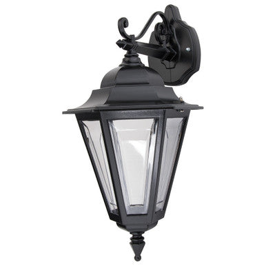 GT-422 Turin Downward Wall Light - Powder Coated Finish / B22 - Black