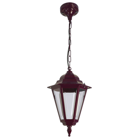 GT-420 Turin Pendant Light - Powder Coated Finish / B22 - Burgundy