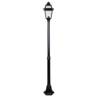 GT-276 Avignon Single Head Medium Post Light - Powder Coated Finish / B22 - Black