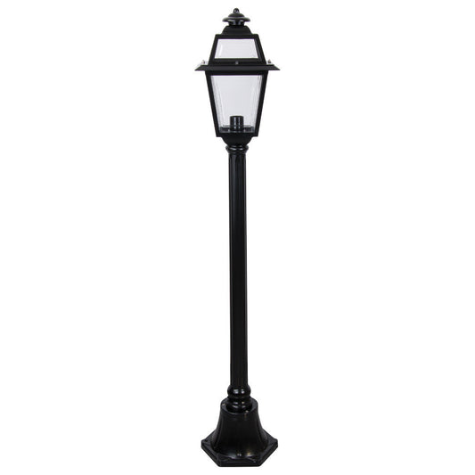 GT-274 Avignon Single Head Short Post Light - Powder Coated Finish / B22 - Black