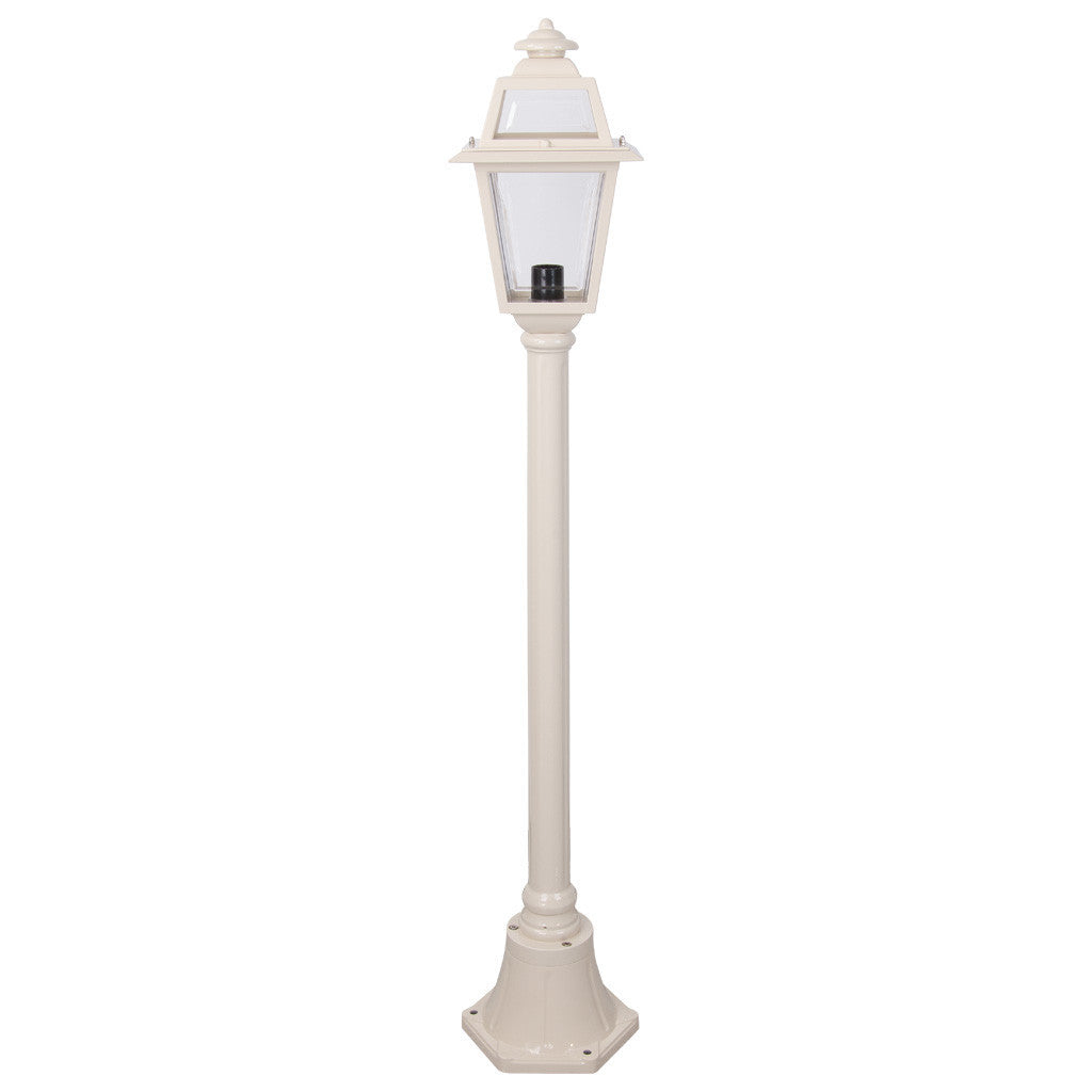 GT-274 Avignon Single Head Short Post Light - Powder Coated Finish / B22 - Beige