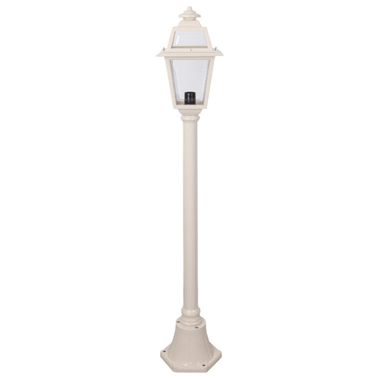 GT-274 Avignon Single Head Short Post Light - Powder Coated Finish / B22 - Beige