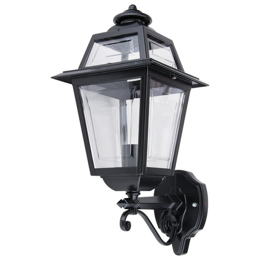 GT-271 Avignon Upward Wall Light - Powder Coated Finish / B22 - Black