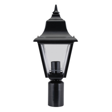 GT-249 Paris Post Top Light - Powder Coated Finish / B22 - Black
