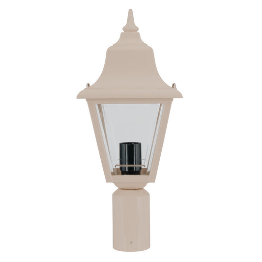 GT-249 Paris Post Top Light - Powder Coated Finish / B22 - Beige