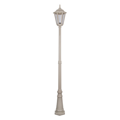 GT-168 Chester Large Single Head Tall Post Light - Powder Coated Finish / B22 - Beige