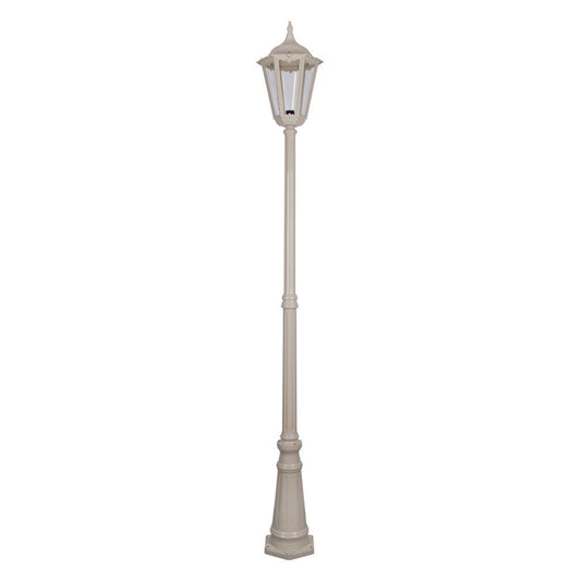 GT-168 Chester Large Single Head Tall Post Light - Powder Coated Finish / B22 - Beige