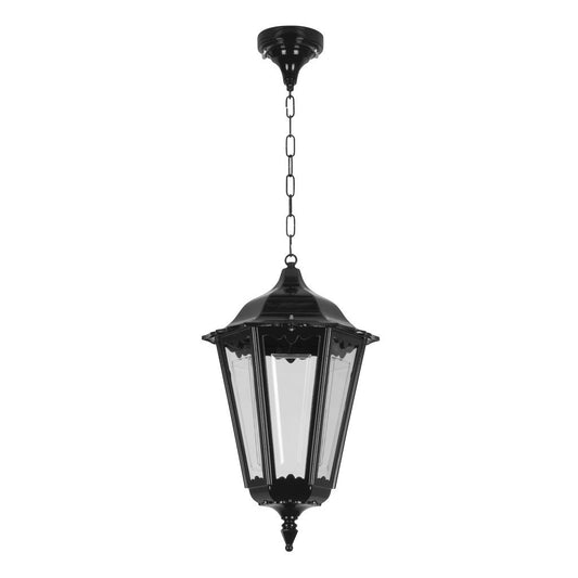 GT-165 Chester Large Pendant Light - Powder Coated Finish / B22 - Black