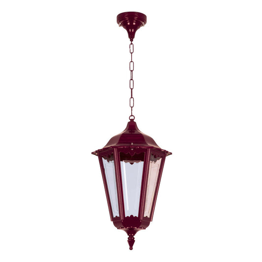 GT-165 Chester Large Pendant Light - Powder Coated Finish / B22 - Burgundy