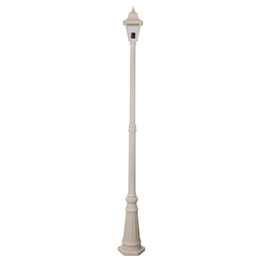 GT-238 Paris Single Head Tall Post Light - Powder Coated Finish / B22 - Beige
