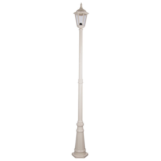 GT-138 Chester Single Head Tall Post Light - Powder Coated Finish / B22 - Beige
