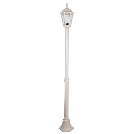 GT-136 Chester Twin Head Short Post Light - Powder Coated Finish / B22 - Beige
