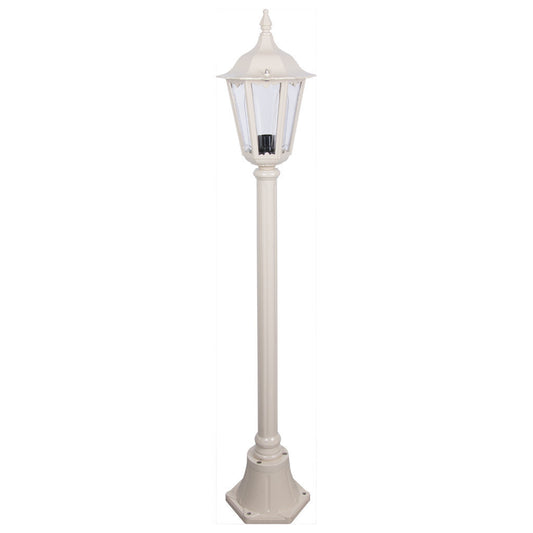 GT-134 Chester Single Head Short Post Light - Powder Coated Finish / B22 - Beige