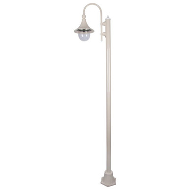 GT-1068 Monaco Single Head Plain Post - Powder Coated Finish / E27 - Beige