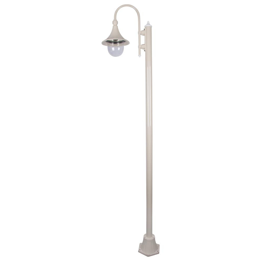 GT-1068 Monaco Single Head Plain Post - Powder Coated Finish / E27 - Beige