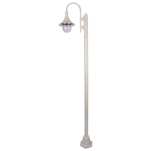 GT-1068 Monaco Single Head Plain Post - Powder Coated Finish / E27 - Beige