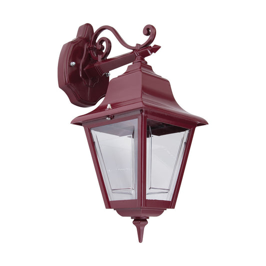 GT-232 Paris Downward Wall Light - Powder Coated Finish / B22 - Burgundy