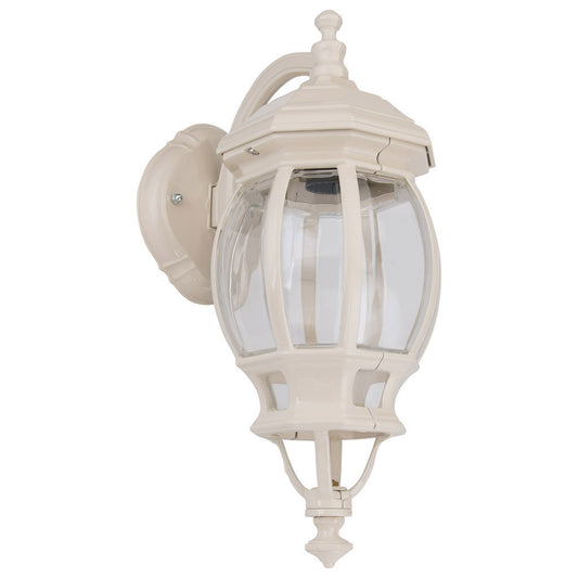 GT-1032 Vienna Curved Arm Downward Wall Light - Powder Coated Finish / B22 - Beige