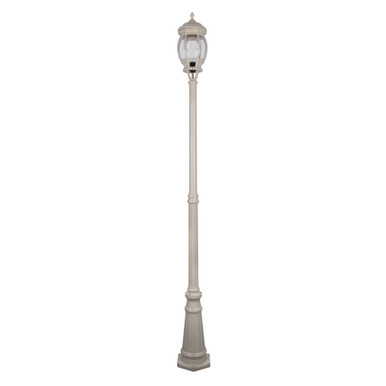 GT-698 Vienna Large Single Head Tall Post Light - Powder Coated Finish / B22 - Beige