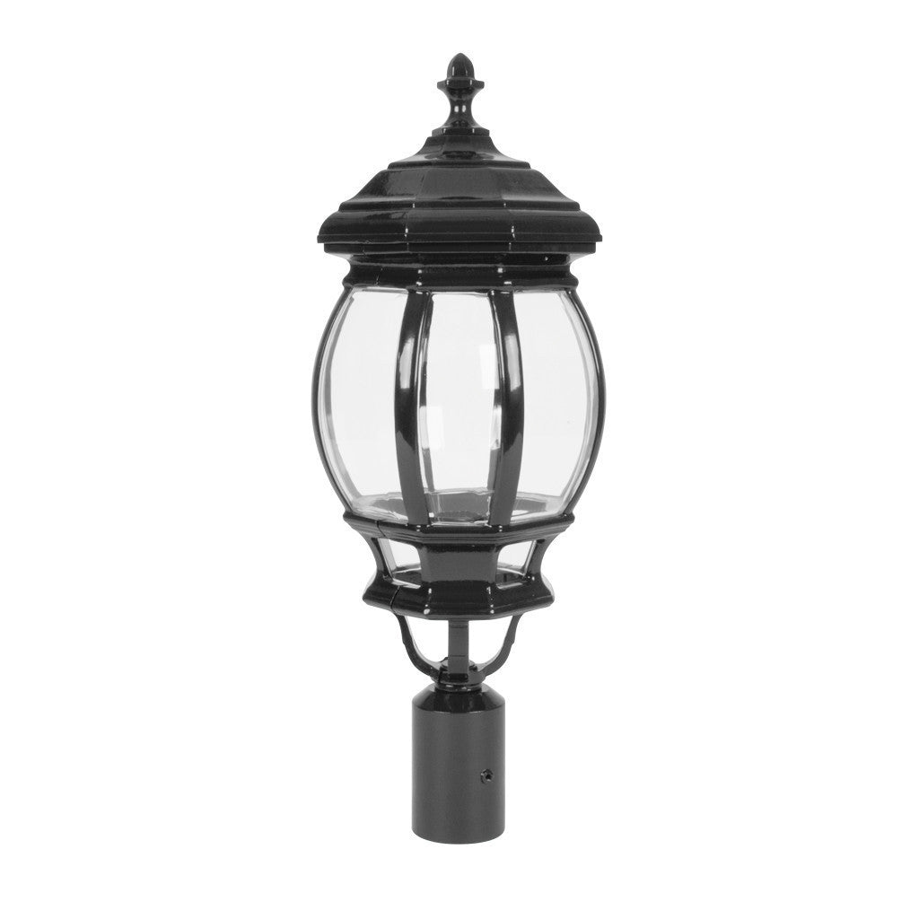 GT-696 Vienna Large Post Top Light - Powder Coated Finish / B22 - Black
