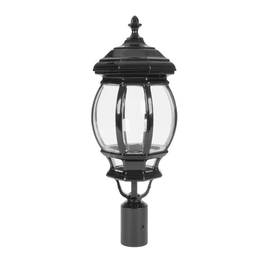 GT-696 Vienna Large Post Top Light - Powder Coated Finish / B22 - Black