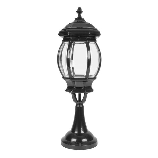GT-693 Vienna Large Pillar Mount Light - Powder Coated Finish / B22 - Black