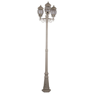 GT-682 Vienna Triple Head Tall Post - Powder Coated Finish / B22 - Beige