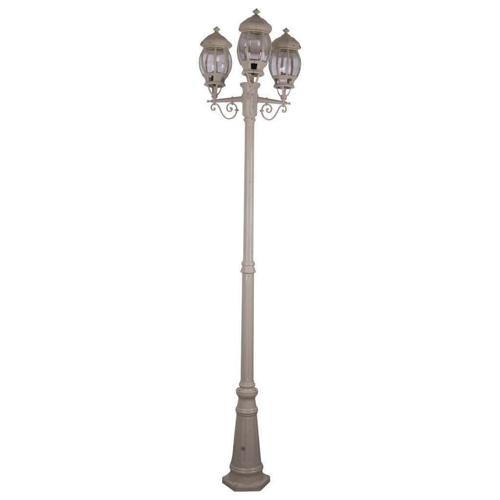 GT-682 Vienna Triple Head Tall Post - Powder Coated Finish / B22 - Beige