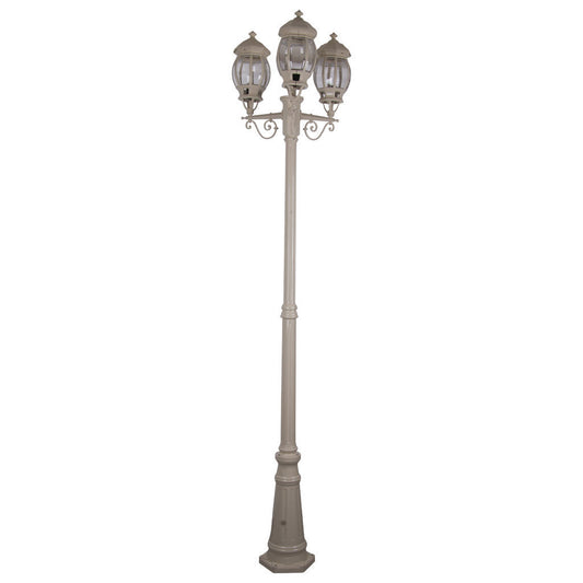 GT-682 Vienna Triple Head Tall Post - Powder Coated Finish / B22 - Beige