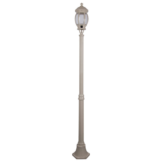 GT-676 Vienna Single Head Medium Post Light - Powder Coated Finish / B22 - Beige
