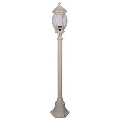 GT-674 Vienna Single Head Short Post Light - Powder Coated Finish / B22 - Beige