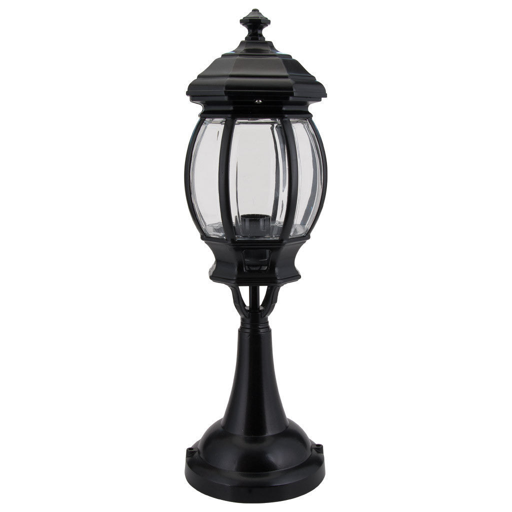 GT-673 Vienna Pillar Mount Light - Powder Coated Finish / B22 - Black