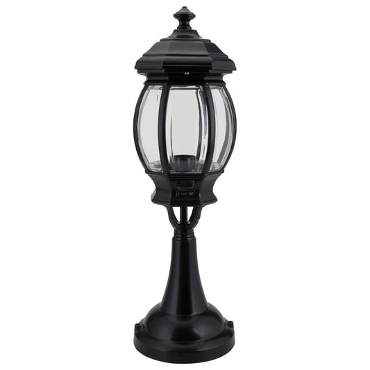 GT-673 Vienna Pillar Mount Light - Powder Coated Finish / B22 - Black