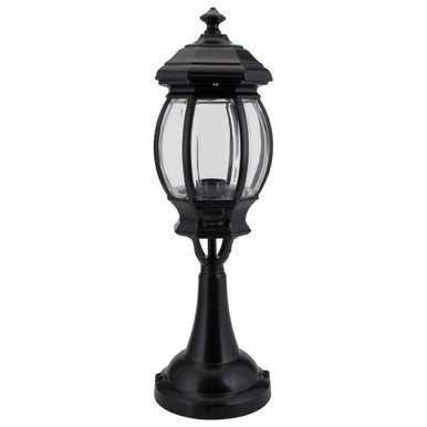 GT-673 Vienna Pillar Mount Light - Powder Coated Finish / B22 - Black