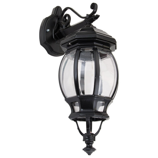 GT-672 Vienna Downward Wall Light - Powder Coated Finish / B22 - Black
