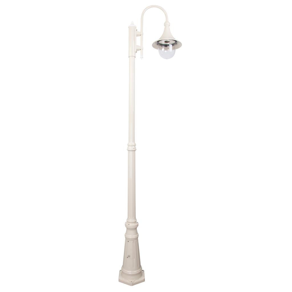GT-660 Monaco Single Head Tall Post - Powder Coated Finish / E27 - Beige