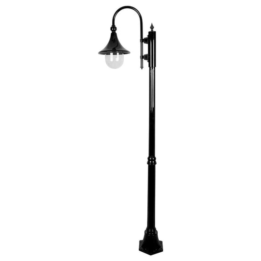 GT-658 Monaco Single Head Medium Post - Powder Coated Finish / E27 - Black
