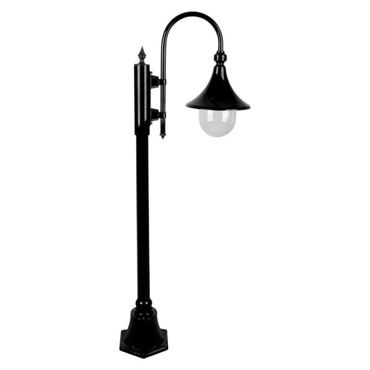 GT-656 Monaco Single Head Short Post - Powder Coated Finish / E27 - Black