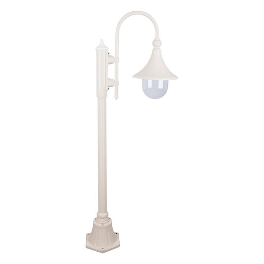 GT-656 Monaco Single Head Short Post - Powder Coated Finish / E27 - Beige
