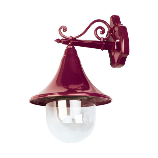 GT-654 Monaco Hanging Wall Light - Powder Coated Finish / E27 - Burgundy