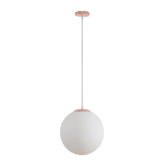 BUBBLE-300 OPAL BALL 1XE27 PENDANT - Rose Gold