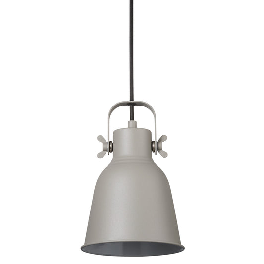 Adrian 16 gray pendant side view no light.