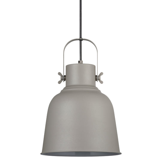 Adrian 25 gray pendant side view, no light