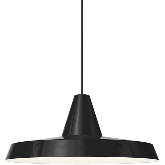 Anniversary Black Pendant side view