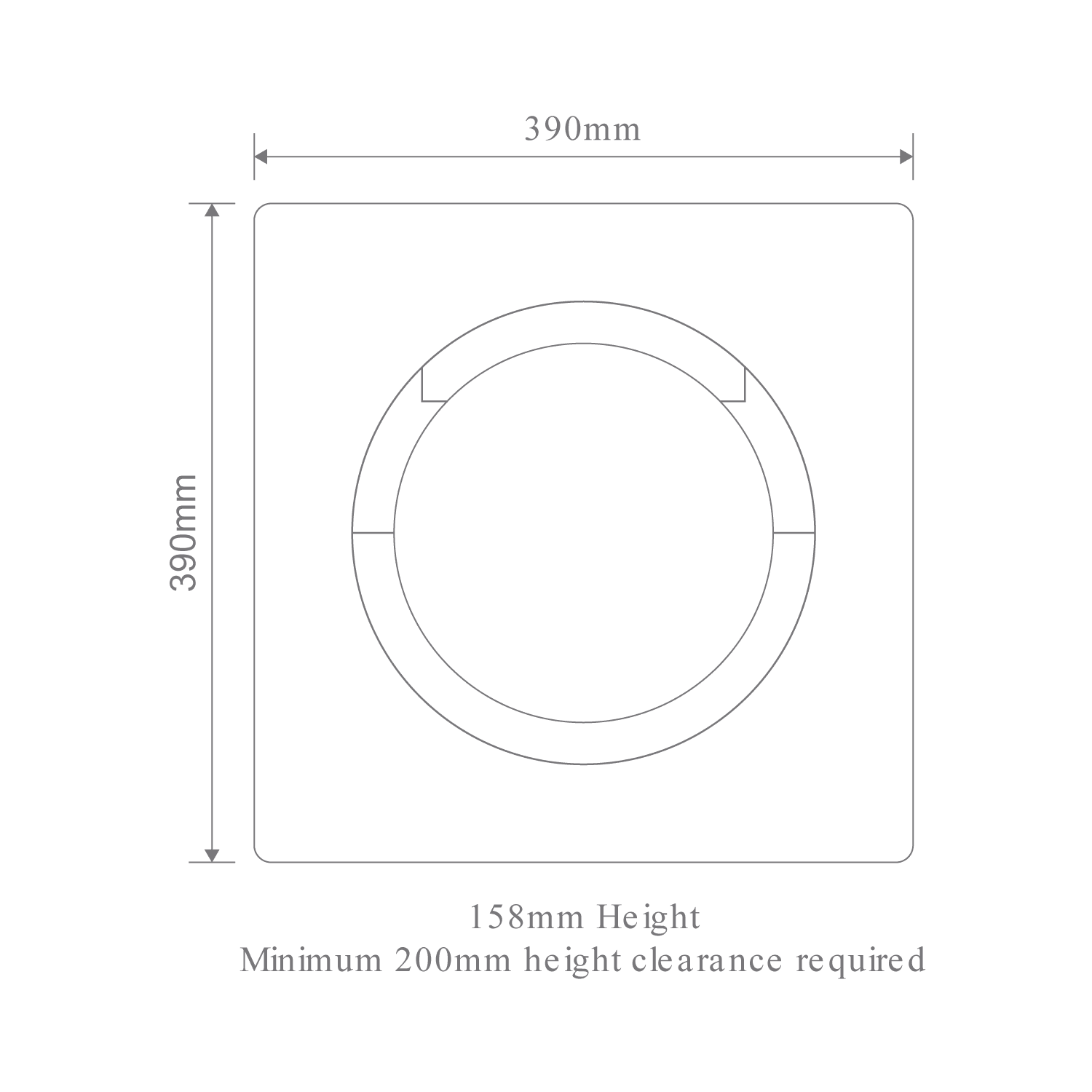 ORBIS Line Drawing Dimensions