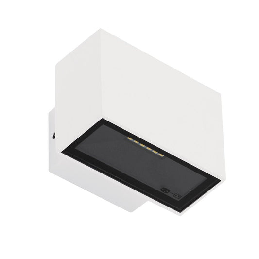 BLOCK-6 240V 6W Two Way LED Wall Light 3000K - White
